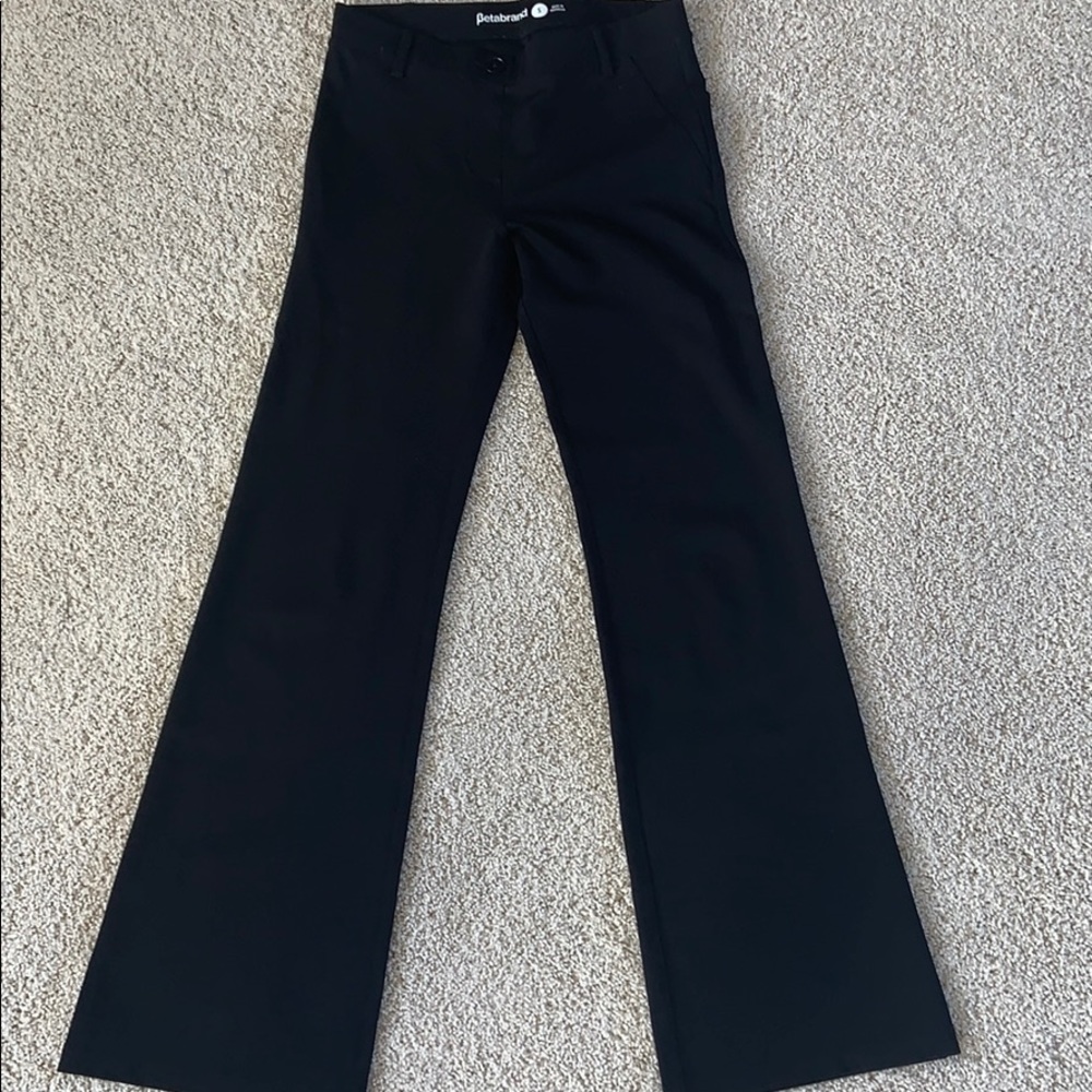 Betabrand NWOT black dress yoga pant S